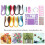 Paper Quilling 565 Tool Kit, 9-Pack Color Papers 9