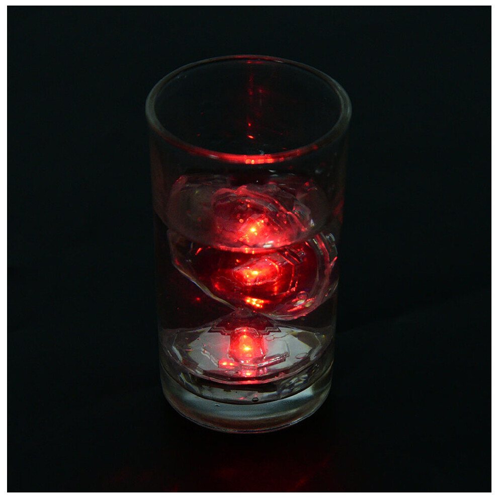 12Pcs Led Ice Cubes, 7 Colors, Heart 3.7X3.4x2.7 8791393560647