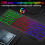 Gaming Keyboard 64 Keys RGB Backlit USB Wired Compact Small Keyboard for PC 10