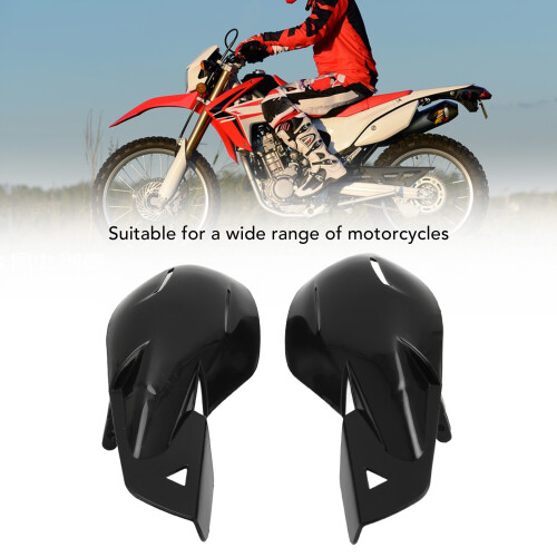 Universal ABS Shatterproof Handguards Black 2