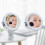 Double-Sided LED Makeup Mirror 5X 360 Rotation 5