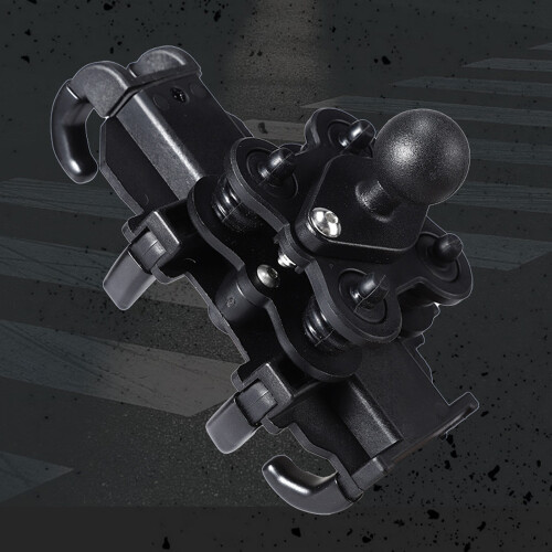 Motorcycle Phone Mount 8-Claw Shock Absorb