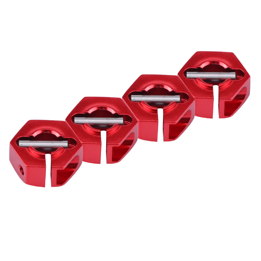 12Mm Wheel Hex Adapter For Rc Car Hsp Sakura 1/10 Heavy Duty Alloy Red 4911393560797