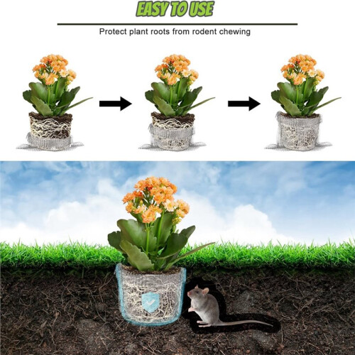 30Pcs Stainless Steel Gopher Proof Root Guard Baskets, Mix Size Mesh Baskets for Plant Tree Root Protection 1