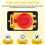 KJD22 250V Electromagnetic  Waterproof 6Pin Push Button  for Lathe Machines Power Tools Waterproof 2