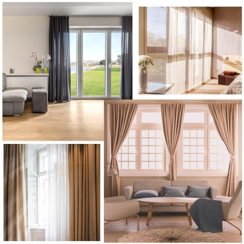 Ceiling Curtain Track 4M Aluminium Rail Set, SpaceSaving Ceiling Mount with Smooth Glide Operation 2