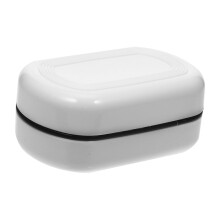 Travel Soap Box Double Layer Soap Dish with Quick Drainage and Lid for Camping Gym and Home Use