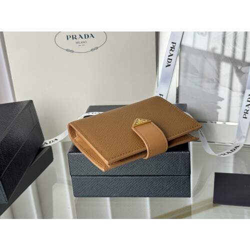 Prada Small Saffiano Leather Wallet 2