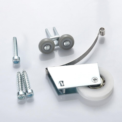 Sliding Door Roller Replacement for Wardrobe, Durable Iron Pulley with Smooth and Quiet Rolling 1