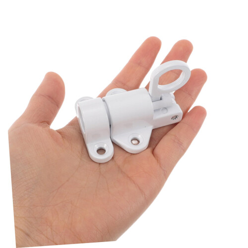 Self Closing Aluminum Alloy Door Latch Automatic Self Locking Bolt for Windows with Screws 2