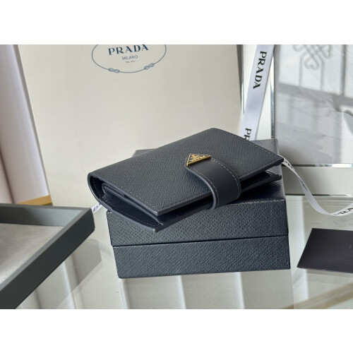 Prada Small Saffiano Leather Wallet 1MV204 11cm 2