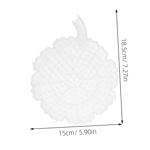 Silicone Soap Dish with Self Draining Design and Antislip Base for Bathroom Kitchen Shower White 1