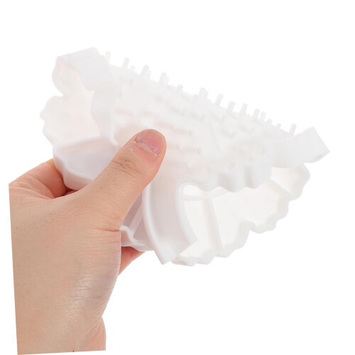 Silicone Soap Dish with Self Draining Design and Antislip Base for Bathroom Kitchen Shower White 2