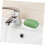 Silicone Soap Dish with Self Draining Design and Antislip Base for Bathroom Kitchen Shower White 5