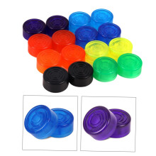 10 Pieces Guitar Pedal Topper Set, Colorful Foot Switch Caps for Durable Pedal Protection