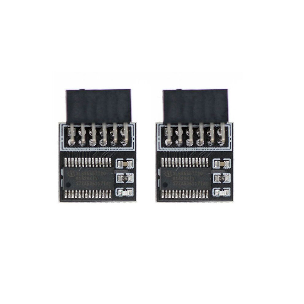 2X Tpm 2.0 Encryption Security Module Remote Card Lpc-12Pin Module For Gigabyte 12Pin Lpc Tpm2.0 Lpc 12 Pin 6033241053492