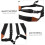 Adjustable Black Saxophone Shoulder Strap and Harness Set for Kids Students Comfortable Support 5