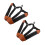 Adjustable Black Saxophone Shoulder Strap and Harness Set for Kids Students Comfortable Support 1