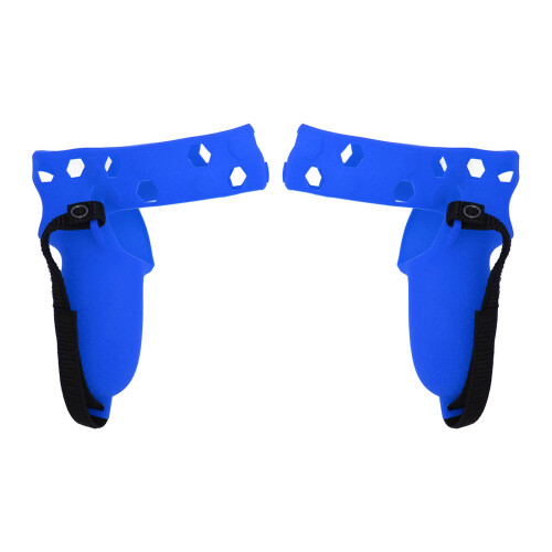 Quest 2 Blue Silicone Grip Cover with Wrist Strap