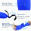 Quest 2 Blue Silicone Grip Cover with Wrist Strap 4