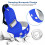 Quest 2 Blue Silicone Grip Cover with Wrist Strap 5