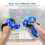 Quest 2 Blue Silicone Grip Cover with Wrist Strap 7