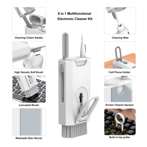 8 in 1 Electronic Cleaner Kit - Plastic, 79g 2
