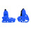 Quest 2 Blue Silicone Grip Cover with Wrist Strap 14