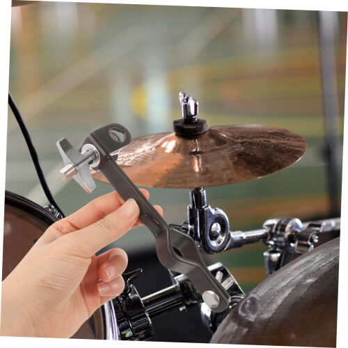 Cowbell Holder Bracket Clamp for Drum Set, Secure Mounting and Quick Installation, Durable Performance 1