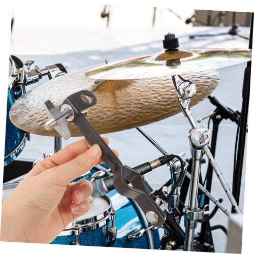 Cowbell Holder Bracket Clamp for Drum Set, Secure Mounting and Quick Installation, Durable Performance 2