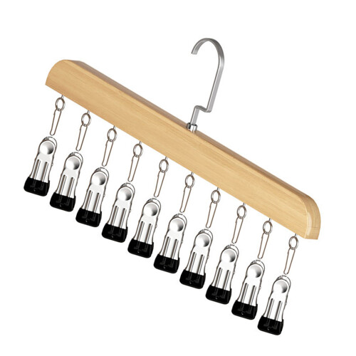 Kleiderhalter mit verstellbarem Clip, der den-B