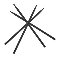 Drumsticks 4 Pack Lightweight Percussion Sticks with Ergonomic Non‑Slip Grip for Beginners