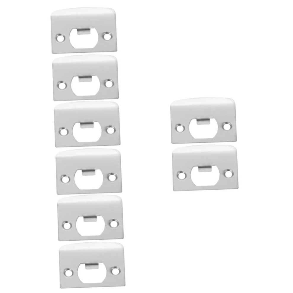 8Pcs Stainless Steel Door Reinforcement Plate And Deadbolt Strike Plate Cover For Front Door Security 9330225249733