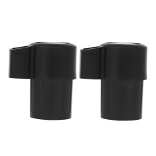 2pcs Alto Saxophone End Plug Caps, ABS Neck Protector Set for Bent Neck, Secure Durable Fit