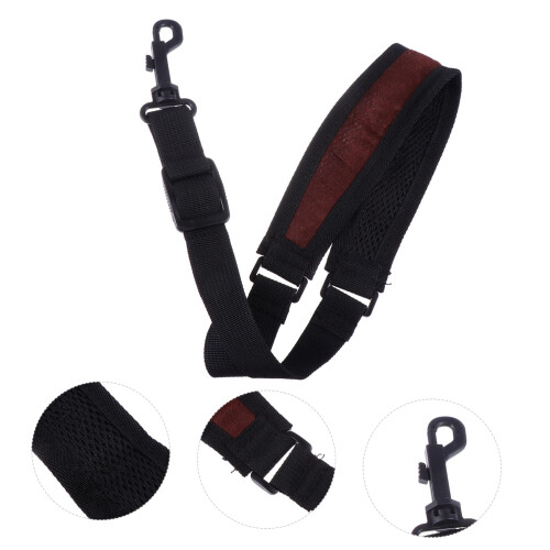 Adjustable Saxophone Neck Strap with Durable Cloth Harness and Secure Hook for Comfort and Stability 2