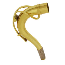 Tenor Saxophone Neck Replacement with Cork Kit, Plated Bend Design for Enhanced Sound Intonation