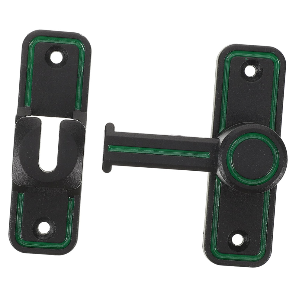 Door Reinforcement Lock With Nodrill Installation, Durable Zinc Alloy Sliding Latch For Home Security 9073542924852