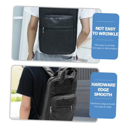 Drum Stick Holder Bag with Adjustable Shoulder Straps, Quick Access Storage for Percussion Drummers 2