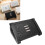 Adjustable Under Desk Footrest with Massage Texture, Ergonomic Foot Support and Thickened PP Base (Black) 3