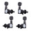 Black Ukulele Tuning Pegs 2L 2R Set with Stable Tuning Performance and Easy Installation 1