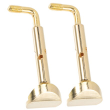 2pcs Violin Chin Rest Replacement Screws Durable Metal Violin Replacement Parts for Secure Stability