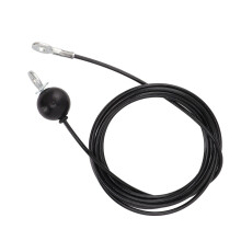 Fitness Pulley Cable 5m/16.4ft Heavy Duty Black