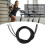 Pulley Cable 4m/13.1ft Black PU Steel Adjustable 4