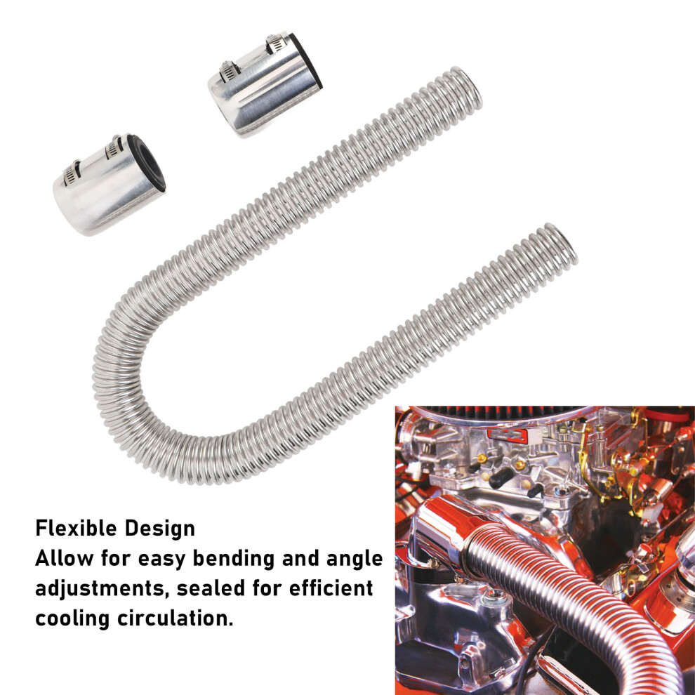 36In Flexible Radiator Hose With Clamps 7444352151233