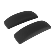 Office Chair Armrest Pads with Ergonomic Support, Washable Memory Foam Cushions for Gaming Chair, Black