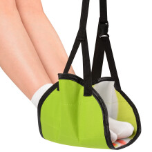 Airplane Footrest Adjustable Travel Foot Hammock for Flying and Office, Compact Durable Design