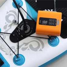 Bomba de Ar Portátil Sem Fio para Uso Externo, com Função de Inflar e Desinflar, Ideal para Colchonetes e Remos.