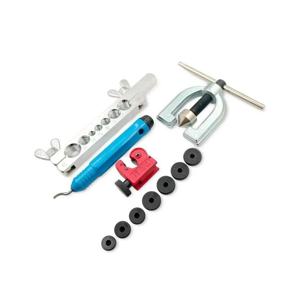 Double Pipe Flaring Tool Kit For Brake & Plumbing Repair With Copper Brass Bender 4712988065020