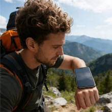 Dragonne Magnétique pour Téléphone Portable - Support de Téléphone pour la Course à Pied, le Vélo, la Randonnée et la Marche