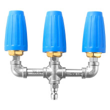 3 in 1 Pressure Washer Turbo Nozzle 4000 PSI 2.0 Orifice Tip 360 Rotating Quick Connect for Deep Cleaning